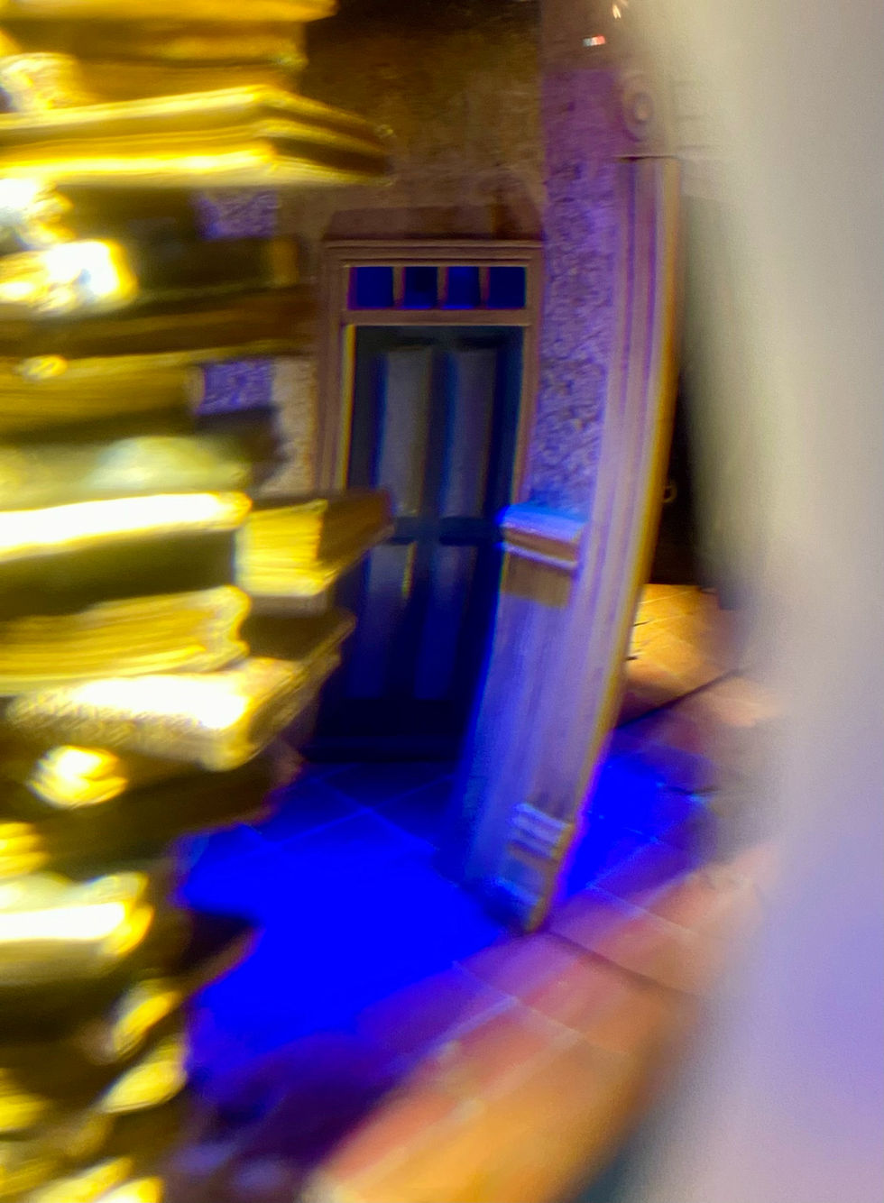 animated miniature diorama, fantasy spinning vertical library