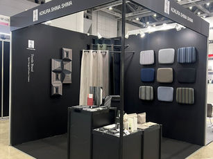 【第54回 国際ホテル・レストラン・ショー開催中】小倉 縞縞のテキスタイルが生み出す、空間とプロダクトの可能性