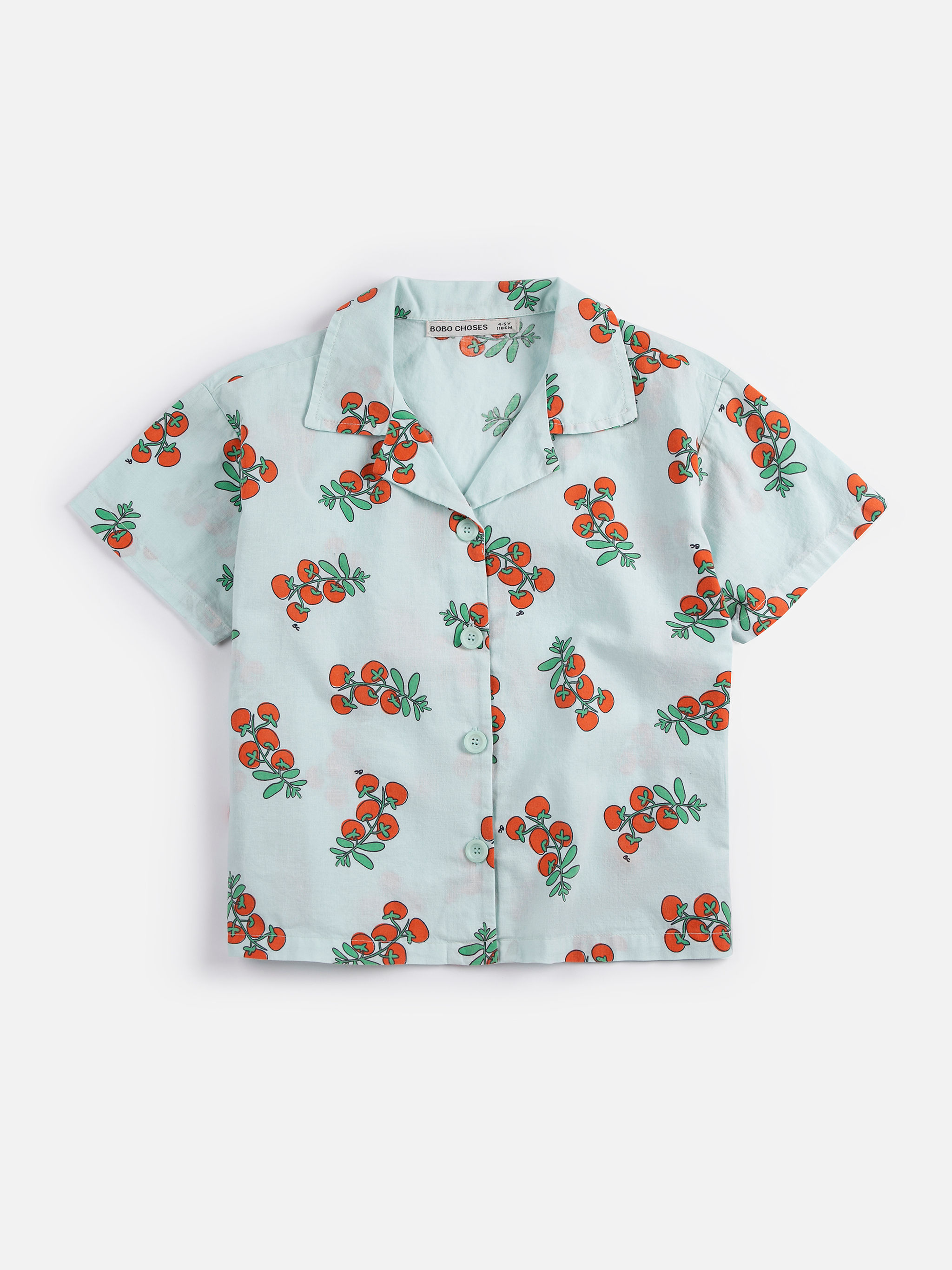 Bobo Choses - Juicy Tomatoes all over woven shirt