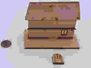 Stand with door part