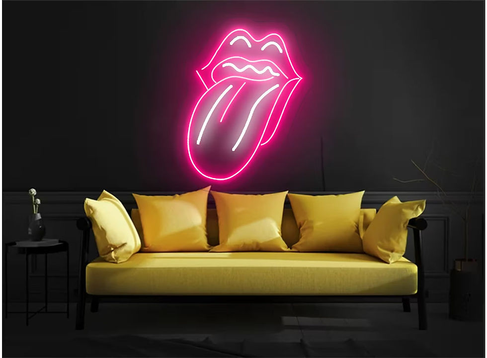 Küçük resim: Rolling Stones Neon Led Tablo