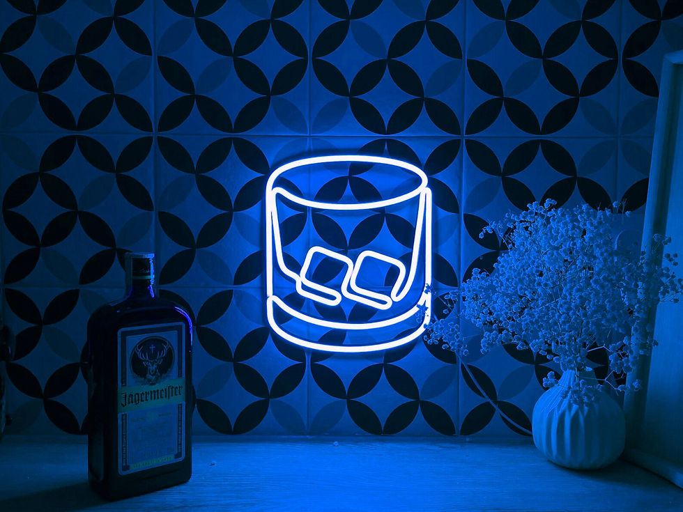 Küçük resim: Buzlu Bardak Neon Led Tablo