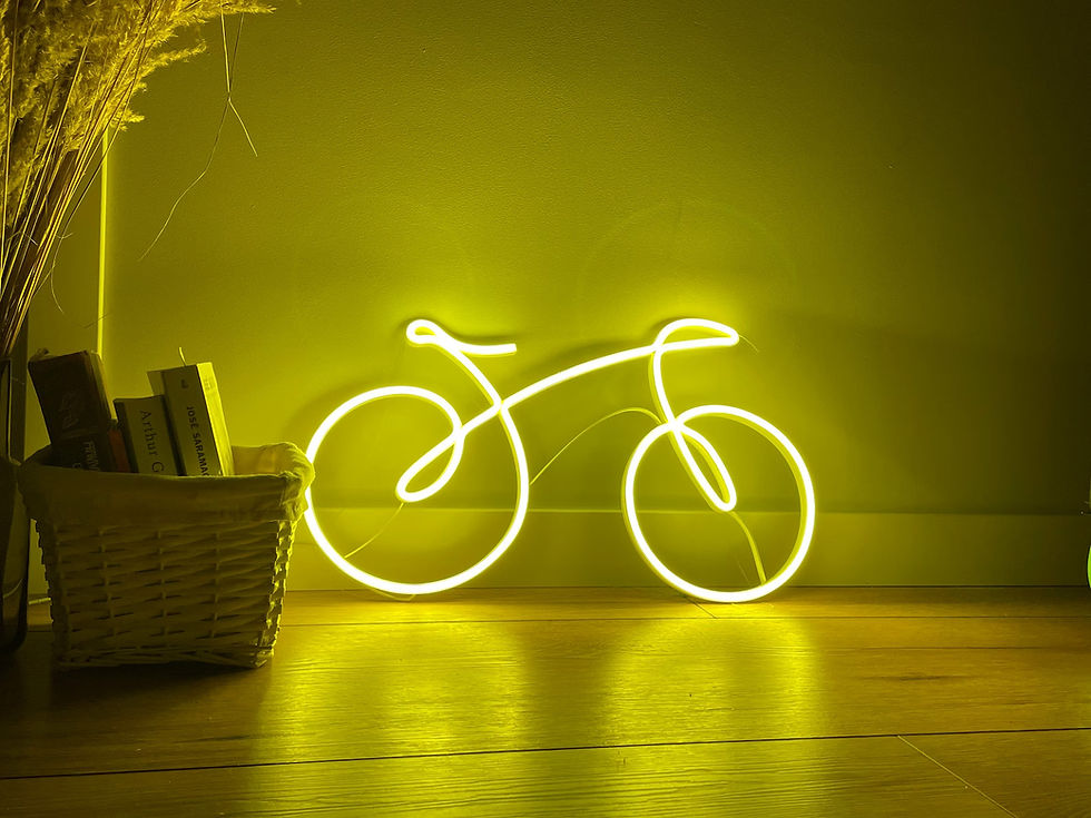 Küçük resim: Bisiklet Neon Led Tablo