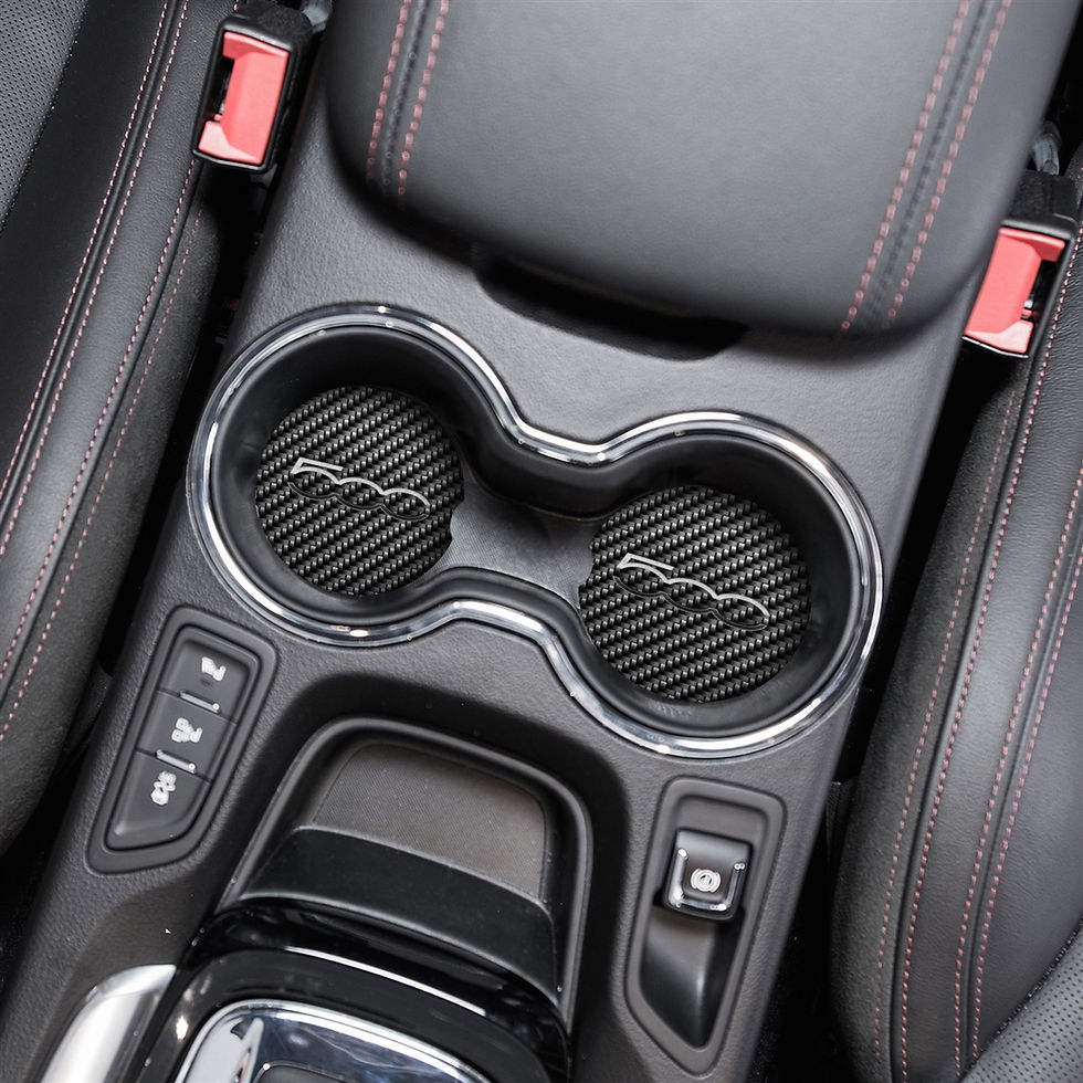 Küçük resim: Fiat 500 Araba Bardak Altlığı