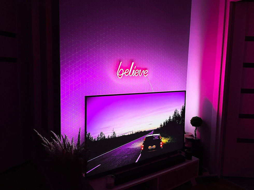 Küçük resim: Believe Neon Led Tablo