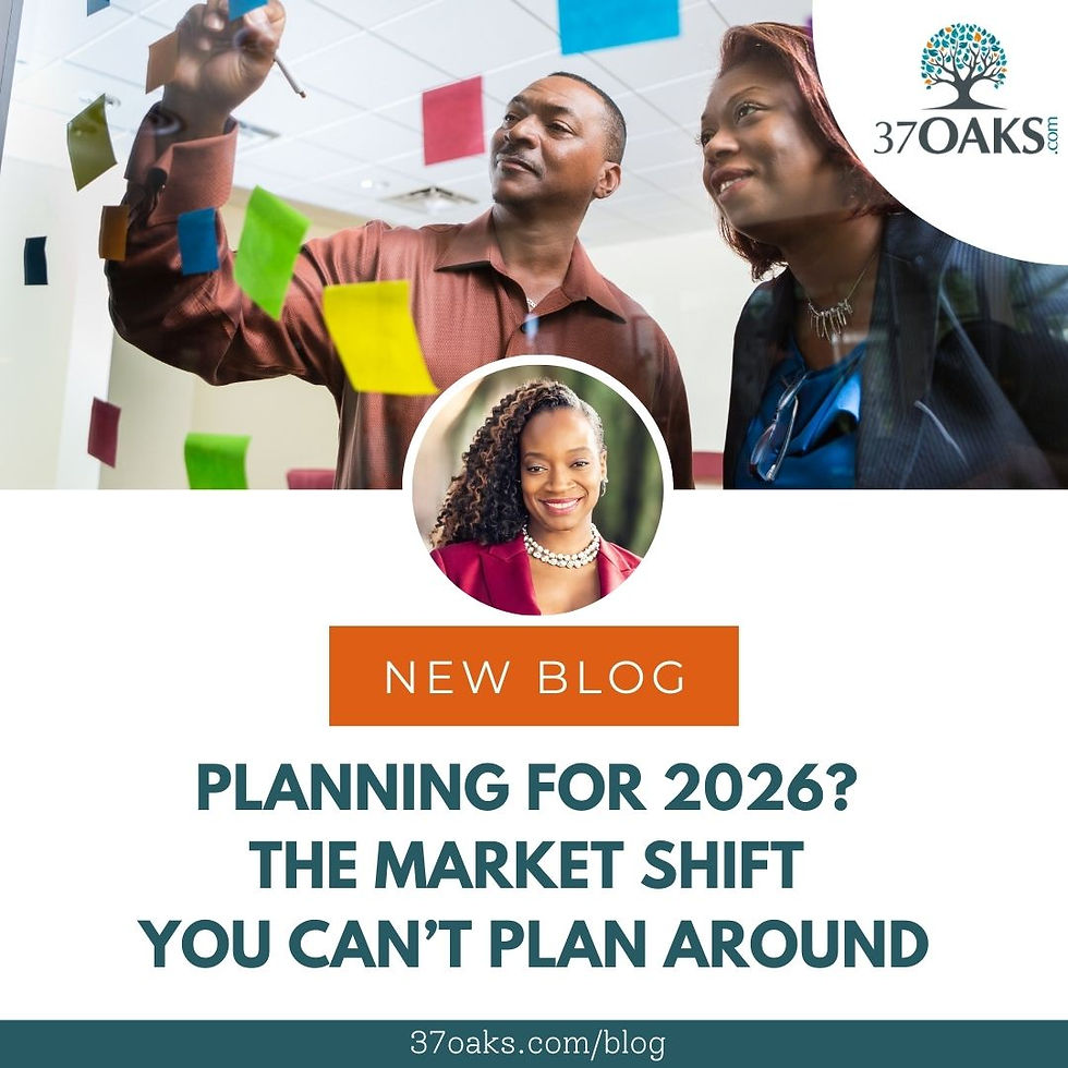 Planning for 2026? The Market Shift You Can’t Plan Around blog by Terrand Smith
