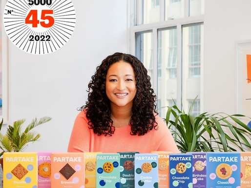 Partake Foods Named #45 in Inc. Magazine’s 5000 Fastest Growing Companies in United States