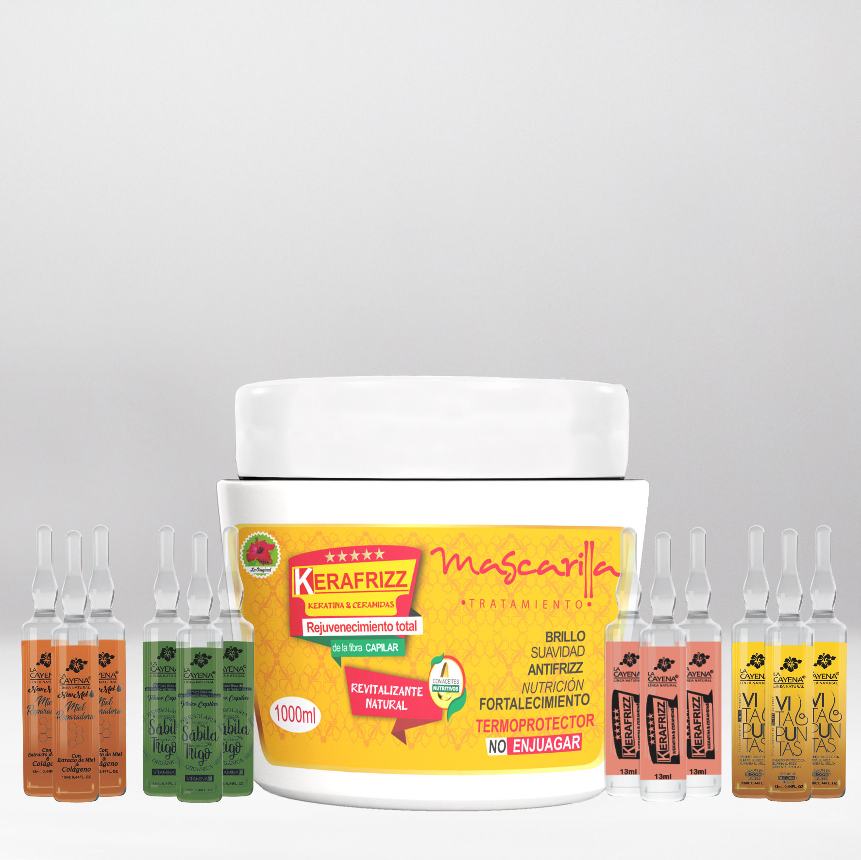 KIT COCTELERO KERAFRIZZ 500 ml