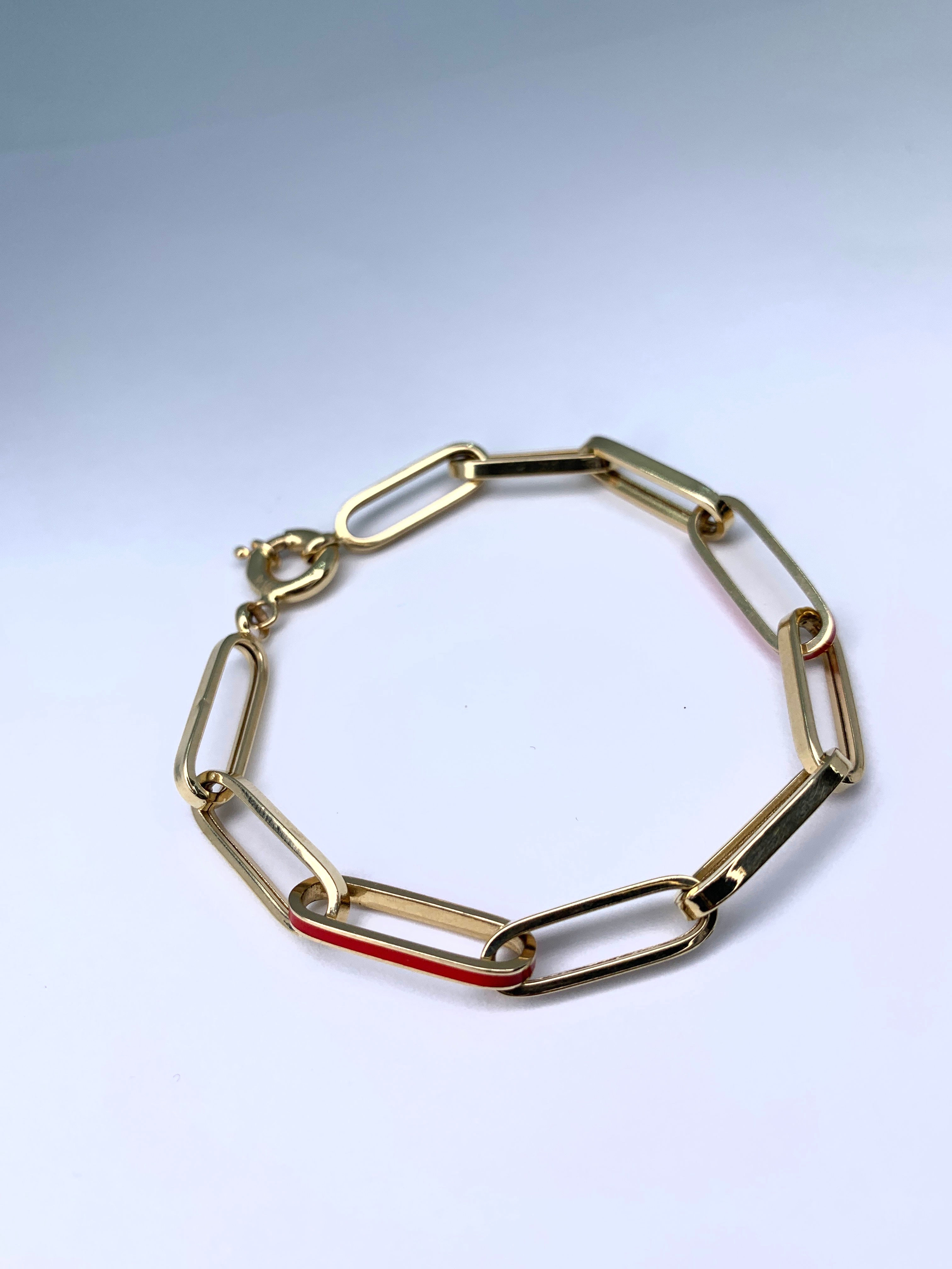 Modern bracelet 14k size 7