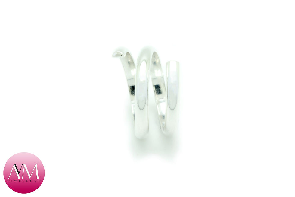 Thumbnail: Sterling Silver Spiral Ring