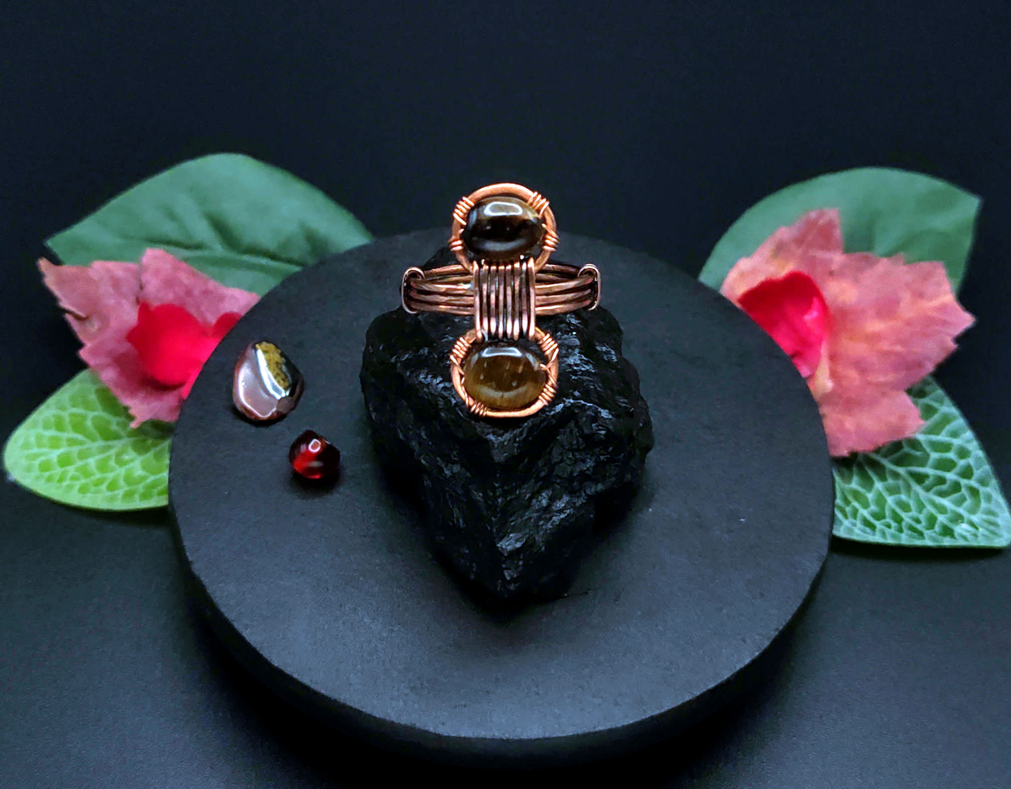 Reflection Ring with Burnt Umber