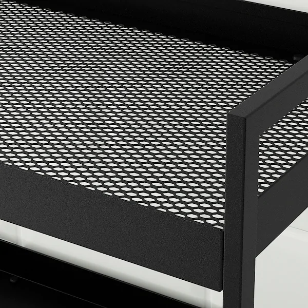 Thumbnail: NISSAFORS. Trolley, black, 50.5x30x83 cm
