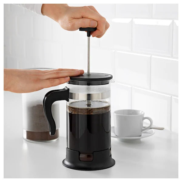 Thumbnail: UPPHETTA
Coffee/tea maker, glass, stainless steel, 1 
