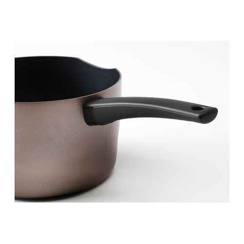 Thumbnail: Saucepan with lid, golden-brown