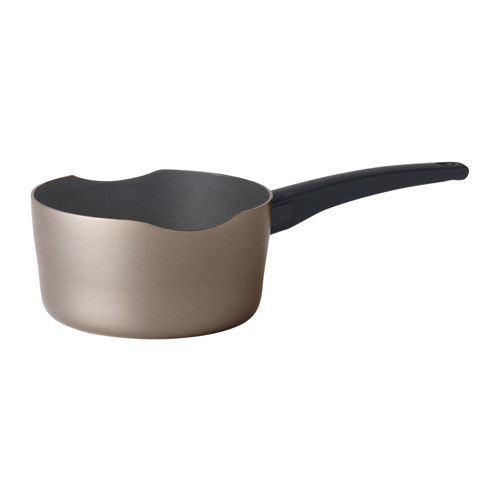 Thumbnail: Saucepan with lid, golden-brown