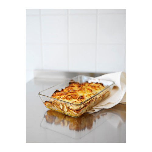 Thumbnail: Oven/serving dish, clear glass