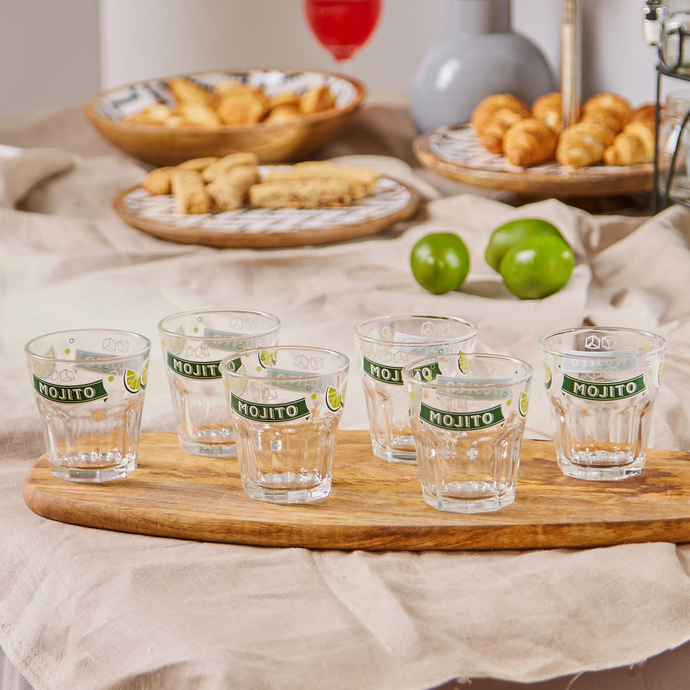 Thumbnail: Medina Tumbler - 269 ml
Made of.   set of six
soda-lime glass. 
Made in Italy 🇮