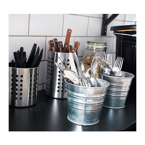 Thumbnail: Cutlery stand, stainless steel