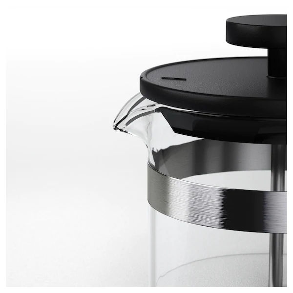 Thumbnail: UPPHETTA
Coffee/tea maker, glass, stainless steel, 1 