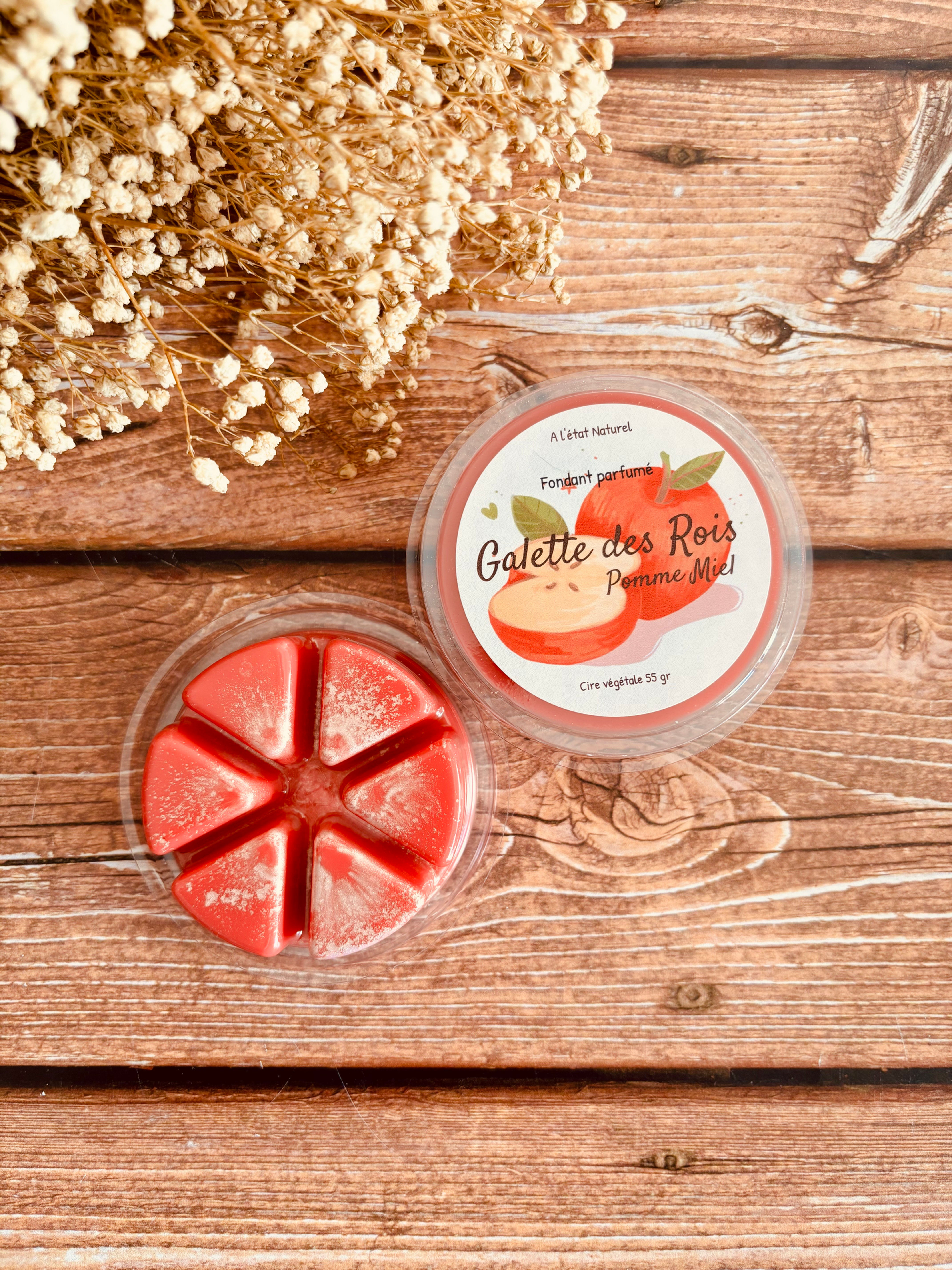 Fondant parfumé - Galette des Rois Pomme et Miel