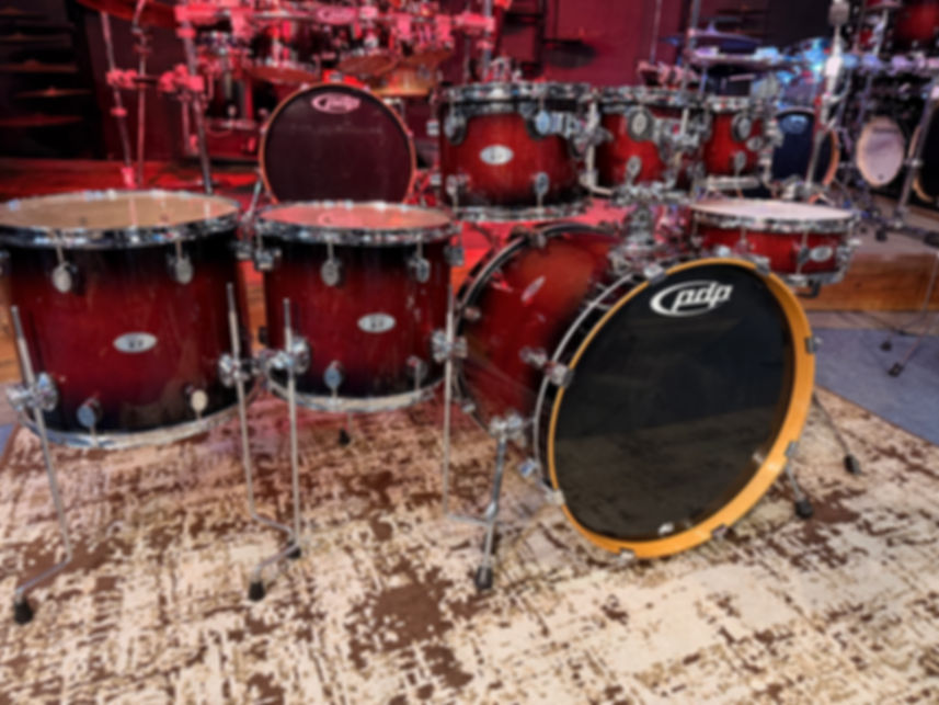 Bateria Pdp X7 Red Sparkle Maple
