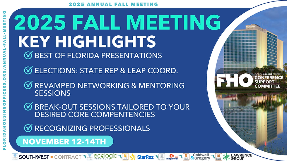 FHO Annual Fall Meeting (2025)
