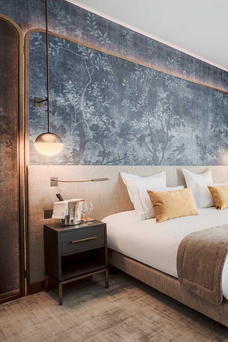 Chambre supérieure de l'hôtel Fleur de Loire, Relais & Châteaux du Chef Christophe Hay à Blois