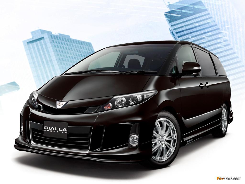 2012 Toyota Estima Hybrid Black 76,000 km
