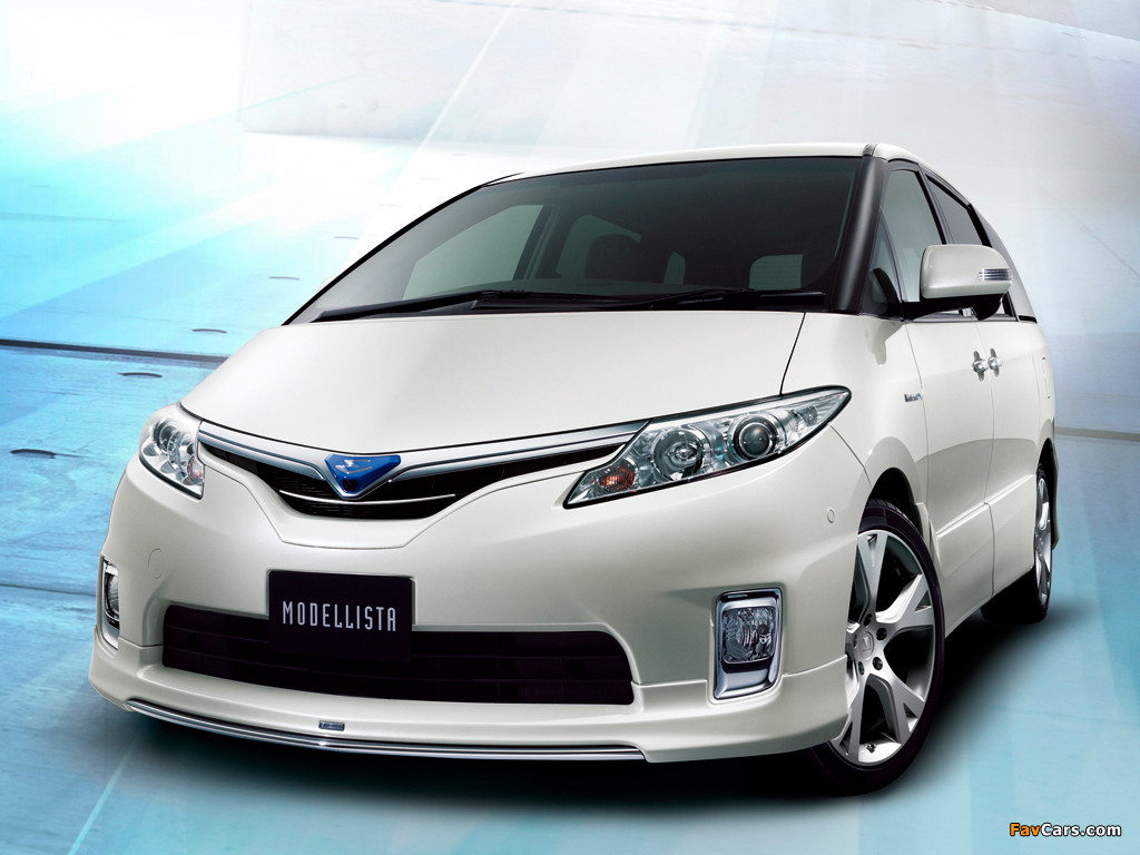 2012 Toyota Estima Hybrid White