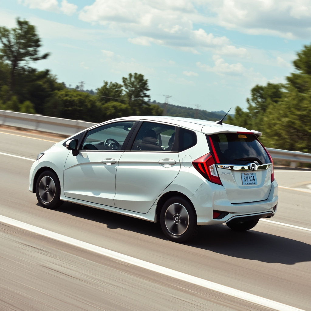 2018 Honda Fit Hybrid White 77,000 km