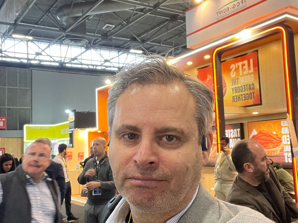 Moshe Hershko at the SIAL Paris international food exhibition