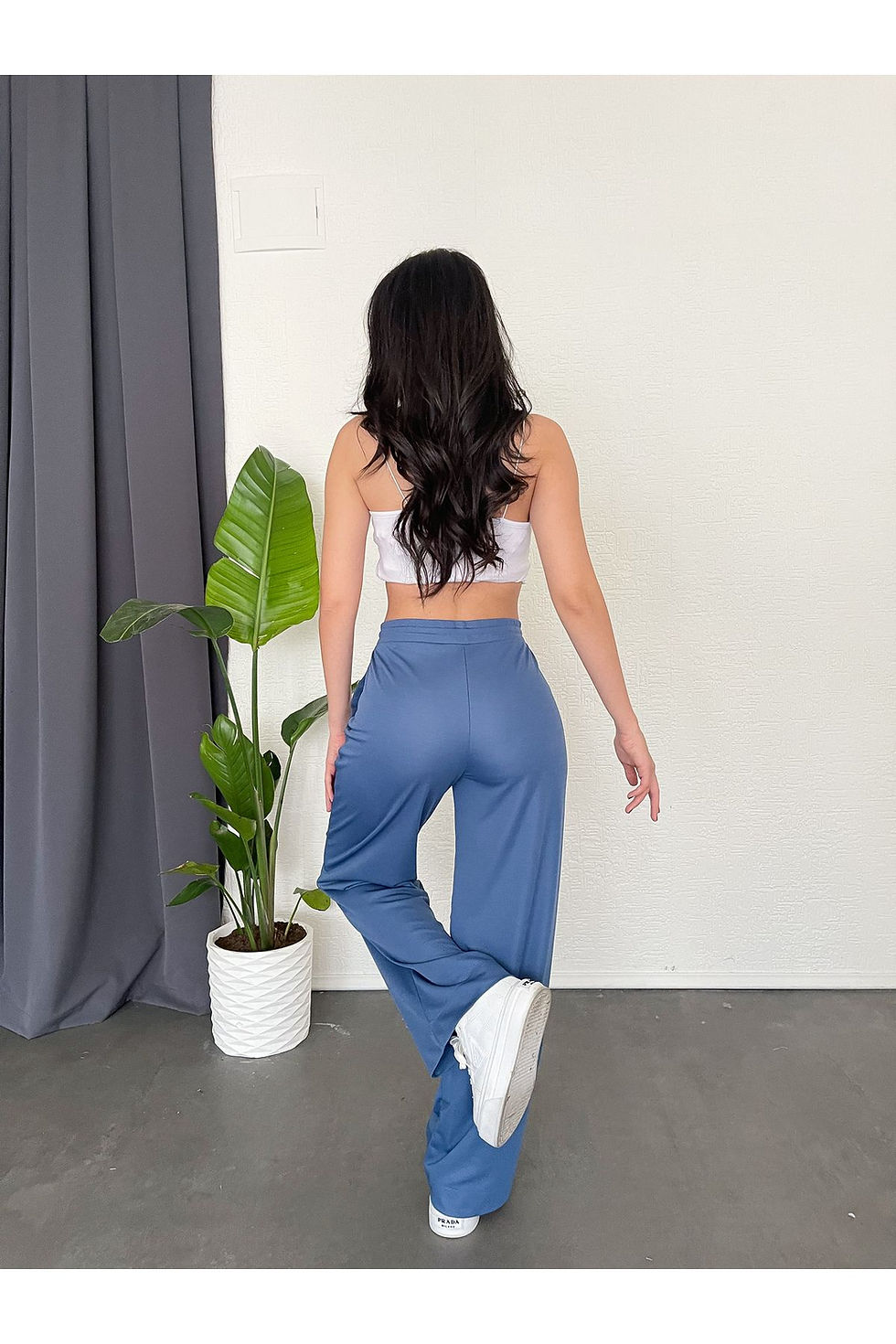 Küçük resim: MAVİ PENYE BOL RAHAT PANTALON