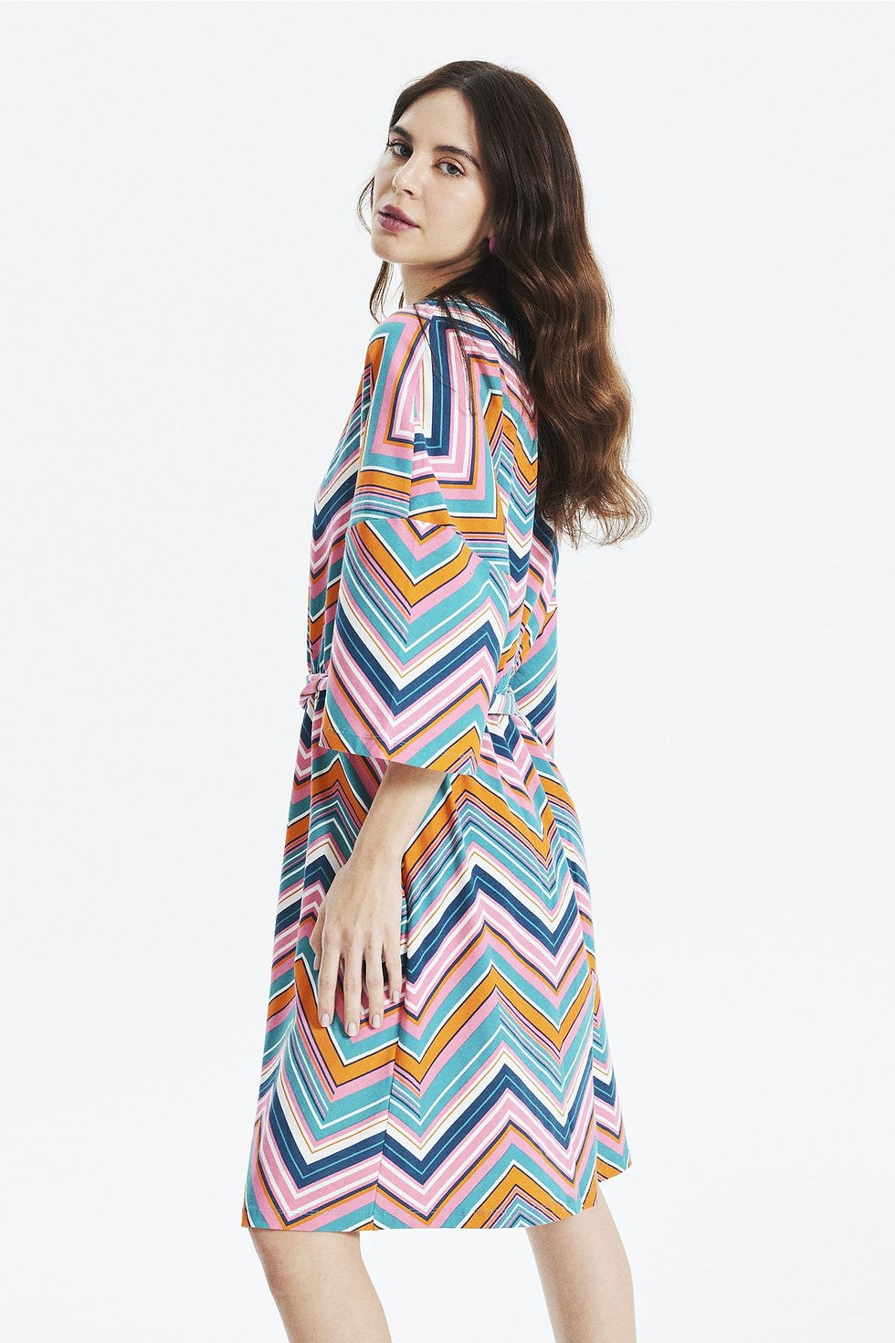 Küçük resim: Zigzag  Desenli Elbise