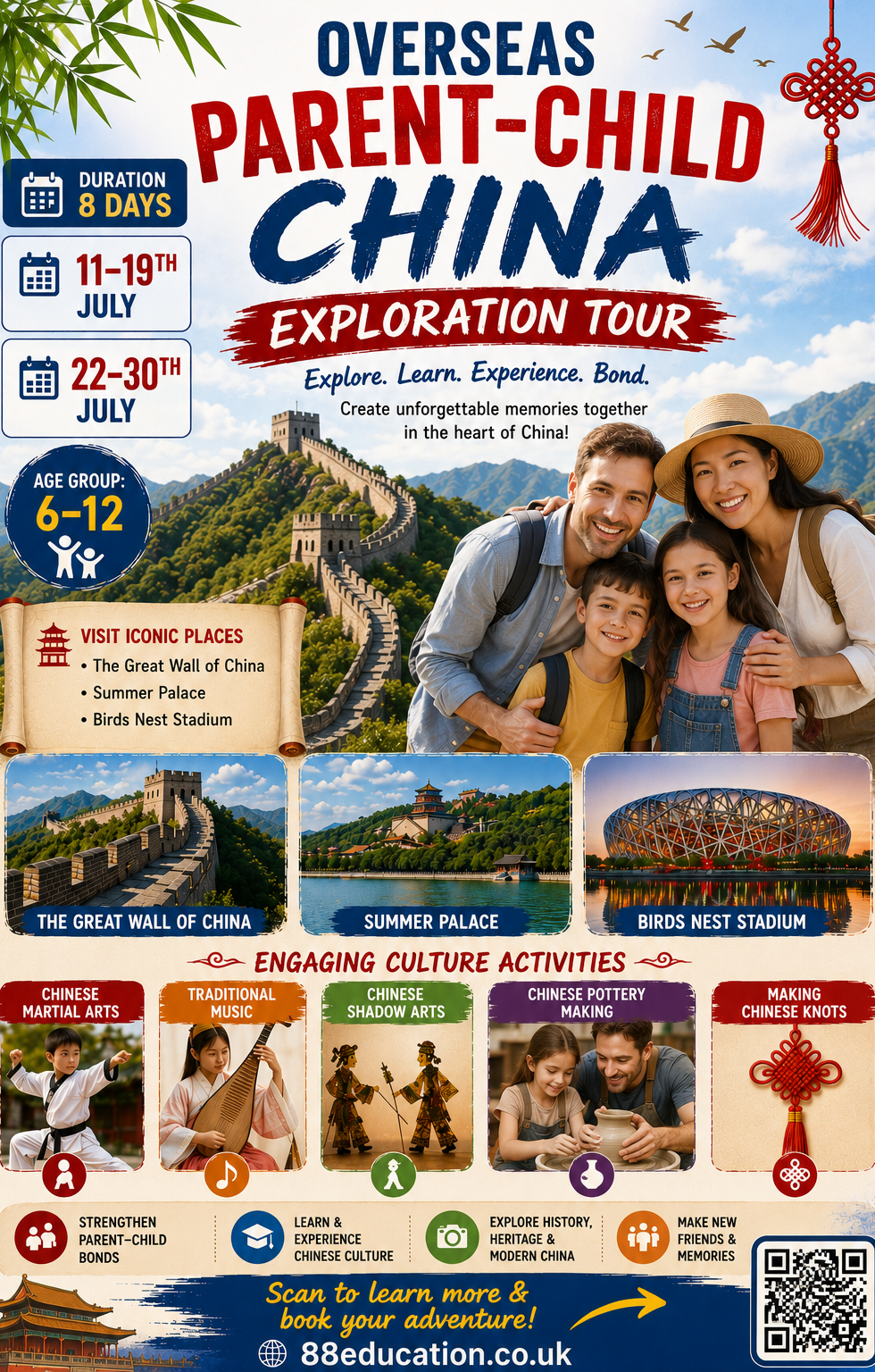 Overseas parent-child China exploration