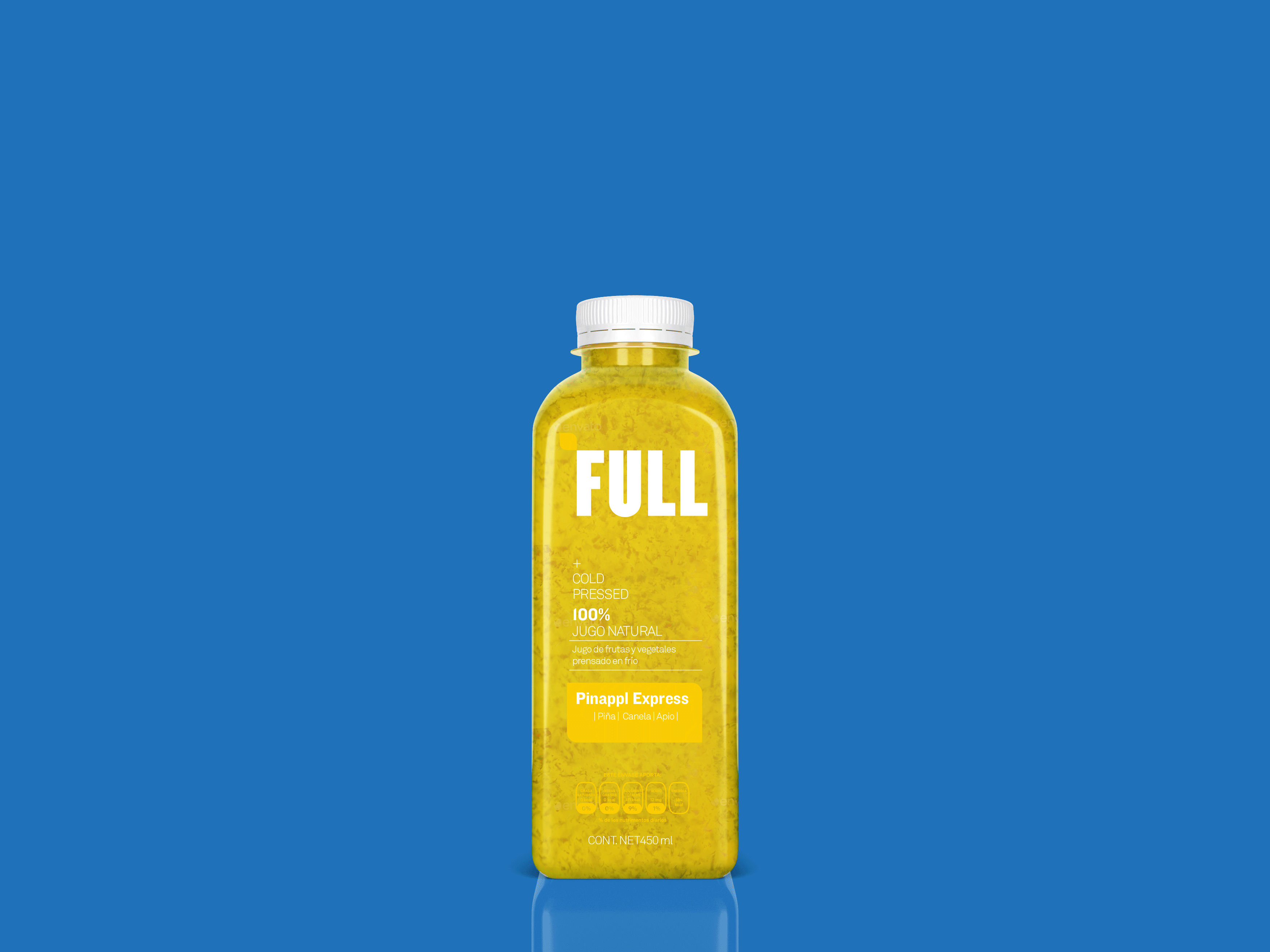 Imagen de gama de jugos de FULL.