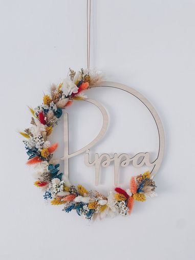 houten hoepels droogbloemen Blos Flowers