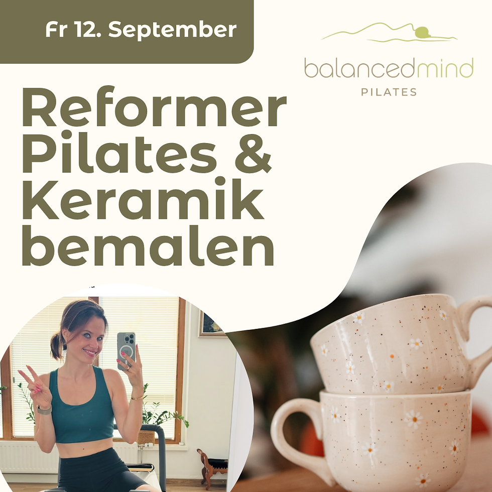 Reformer Pilates x Keramik bemalen