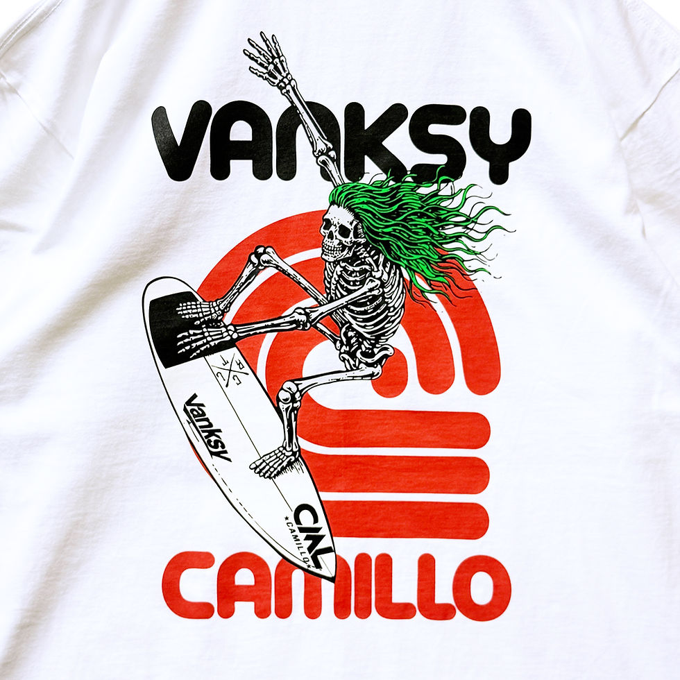 サムネイル： VANKSY x CAMILLO OVERSIZE TEE (WHITE)