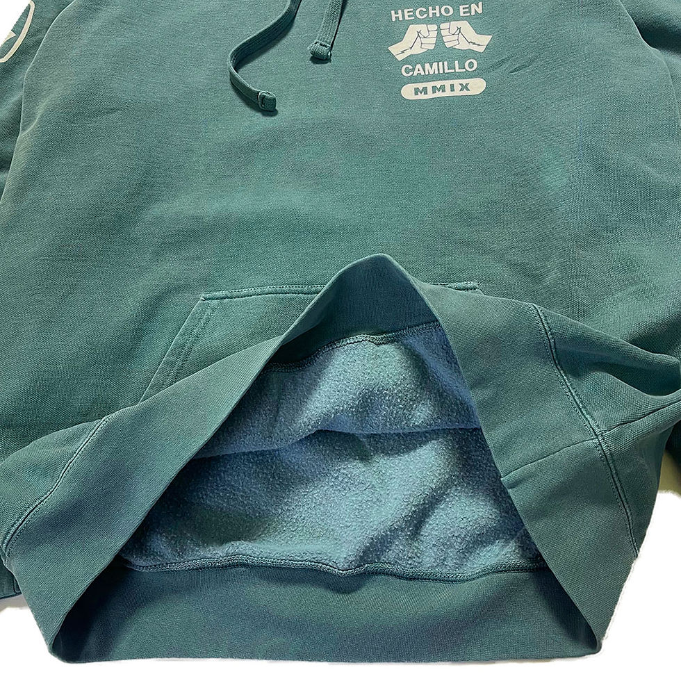 サムネイル： HECHO EN CAMILLO PIGMENT DYE P/O HOODIE  ( GREEN )