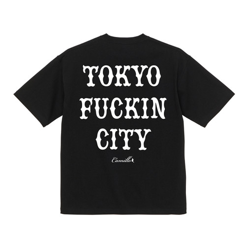 ニコルバー様　CAMILLO TOKYO FUCKIN CITY 　Ｌサイズ CAMILLO TOKYO FUCKIN CITY BIG SILHOUETTE HEAVY WEIGHT TEE (BLACK
