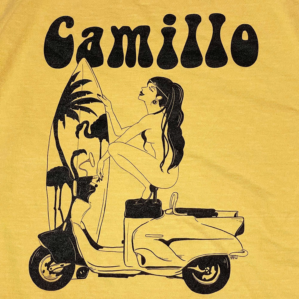 サムネイル： CAMILLO PANDORA TEE ( MASTARD )