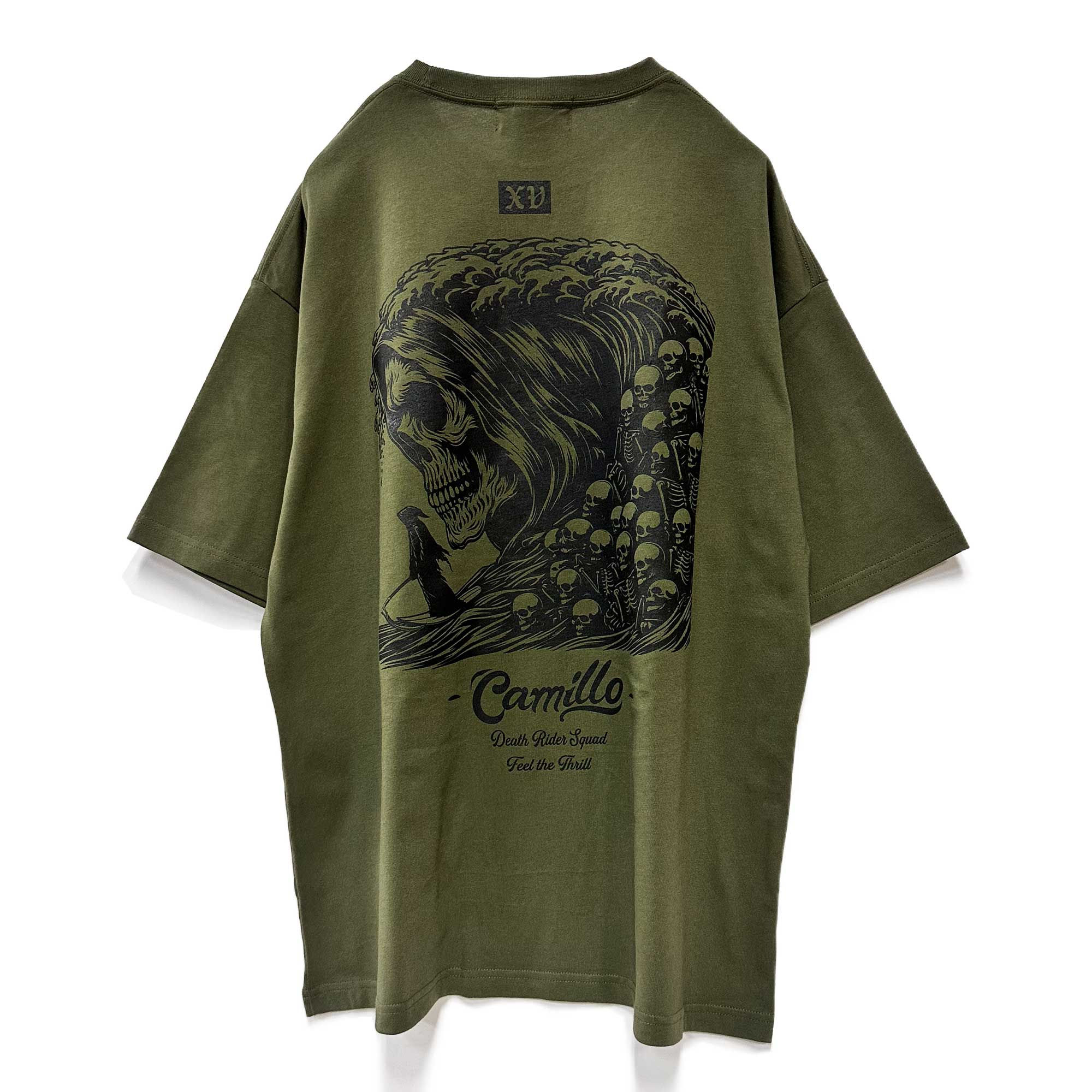 CAMILLO DEATH RIDER SQUAD BIG TEE (C.GREEN)