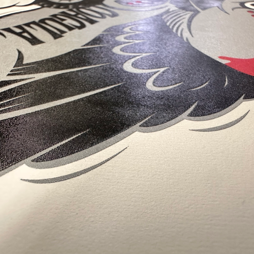 GRAPE BRAIN x CAMILLO SILK SCREEN POSTER