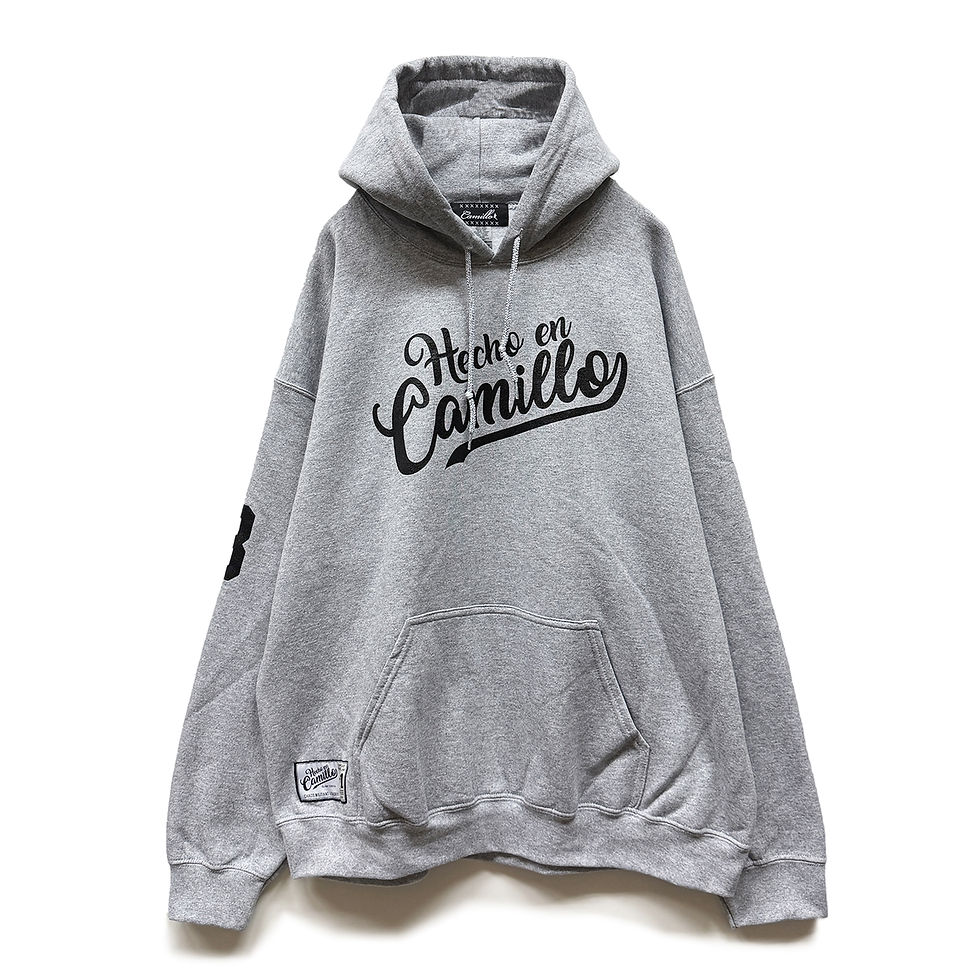 HECHO EN CAMILLO P/O HOODIE ( GREY / AIKMAN#8)