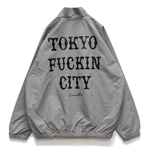 CAMILLO TOKYO FUCKIN CITY ZIP JACKET ( GREY ) | CAMILLO