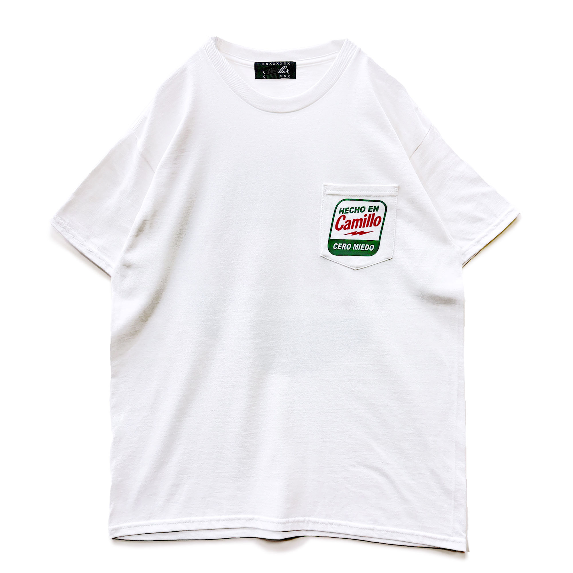 HECHO EN CAMILLO CSTL POCKET TEE ( WHITE)