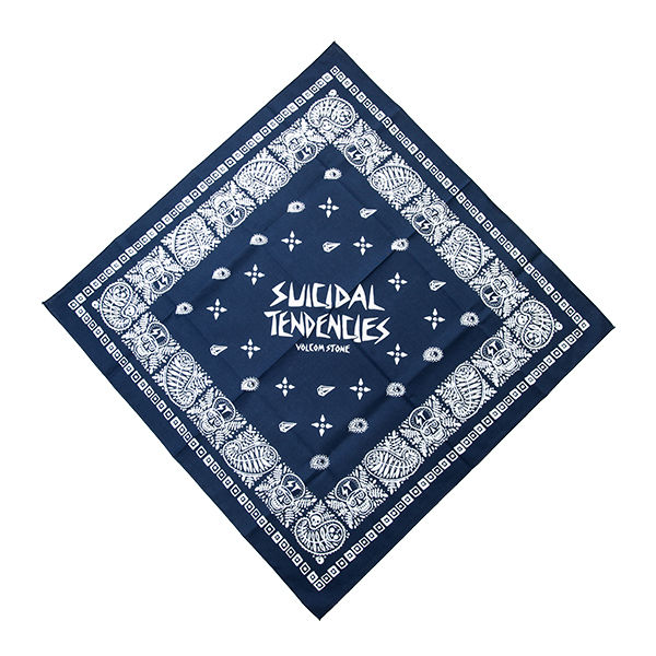 SUICIDAL TENDENCIES x VOLCOM  Bandana <NVY>