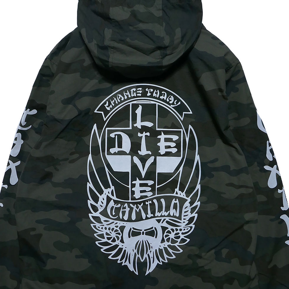 サムネイル： CAMILLO LIVE OR DIE ANORACK JACKT (CAMO)