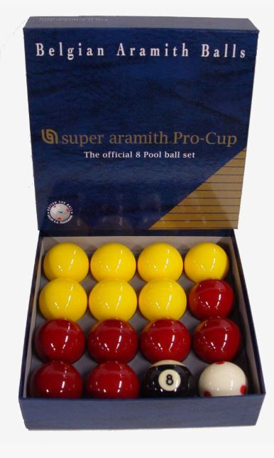 Aramith Pro Cup English 8 Ball Set