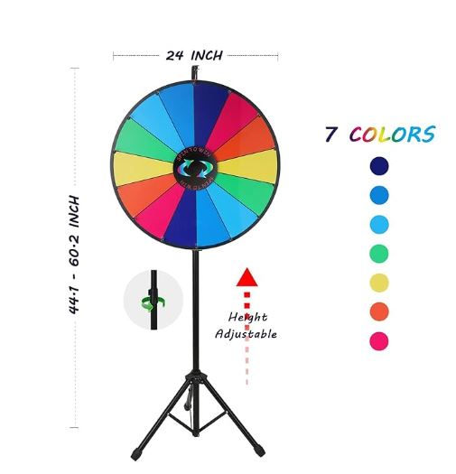 Thumbnail: 🎡 Prize Wheel 24" – Dry‑Erase with Tripod Stand